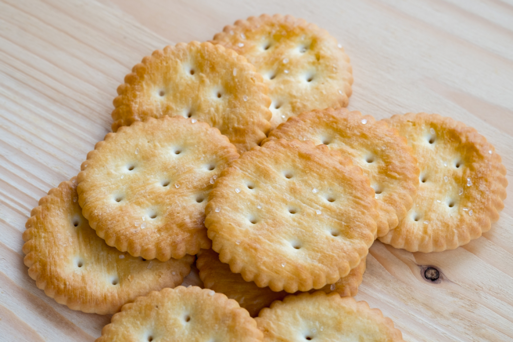 Crackers for patients during cancer treatment