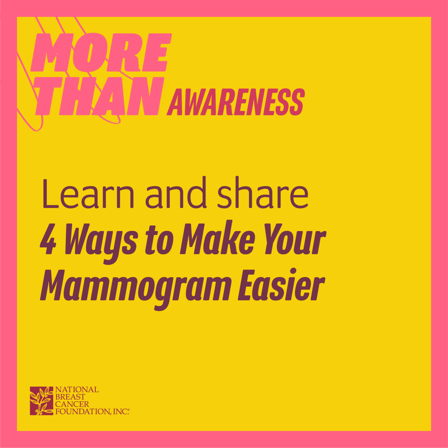 Learn and share 4 Ways To Make Your Mammogram Easier National Breast
