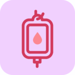 Illustration of IV chemo medication