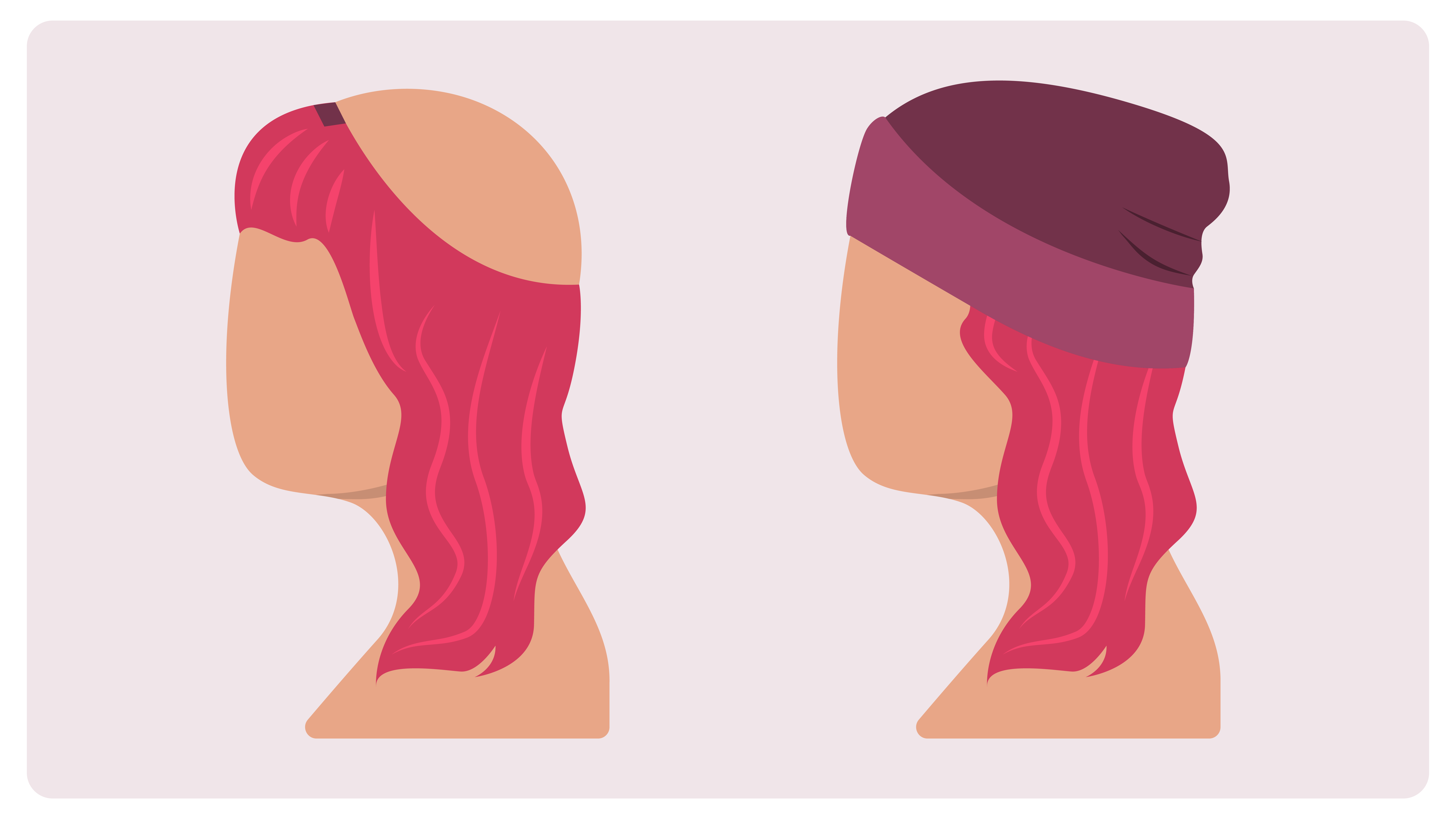 Halo wig illustration