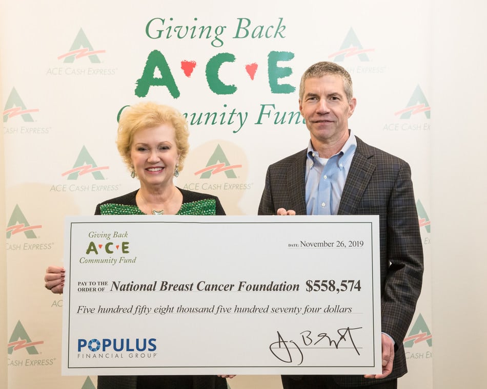 ACE Cash Express and National Breast Cancer Foundation