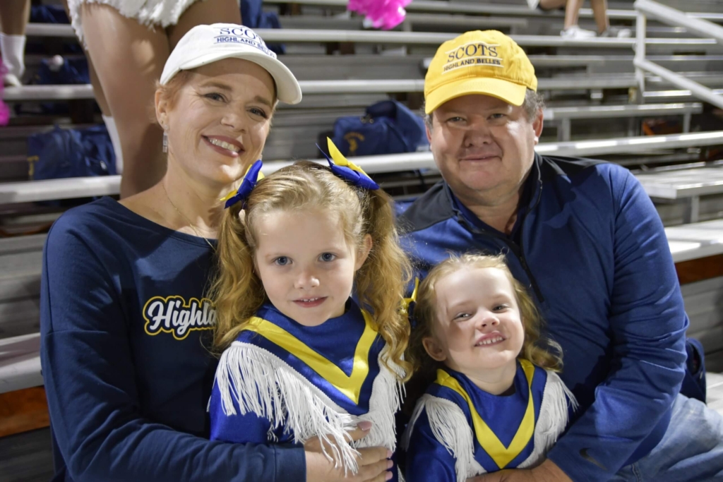 Shannon avec son mari et ses deux filles